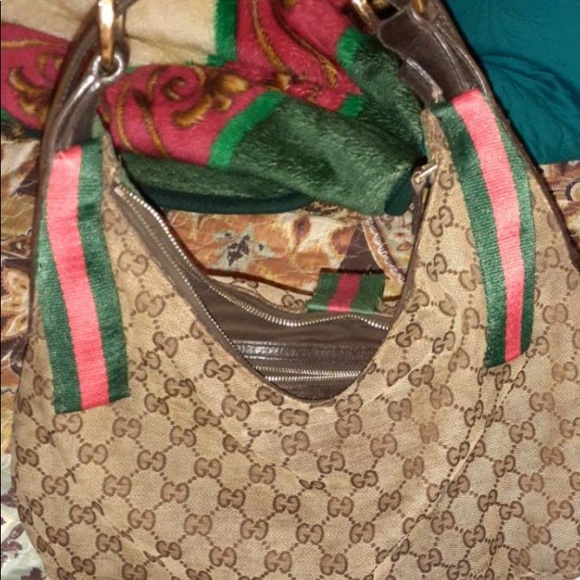 Authentic repaired gucci hobo bag - Picture 10 of 11